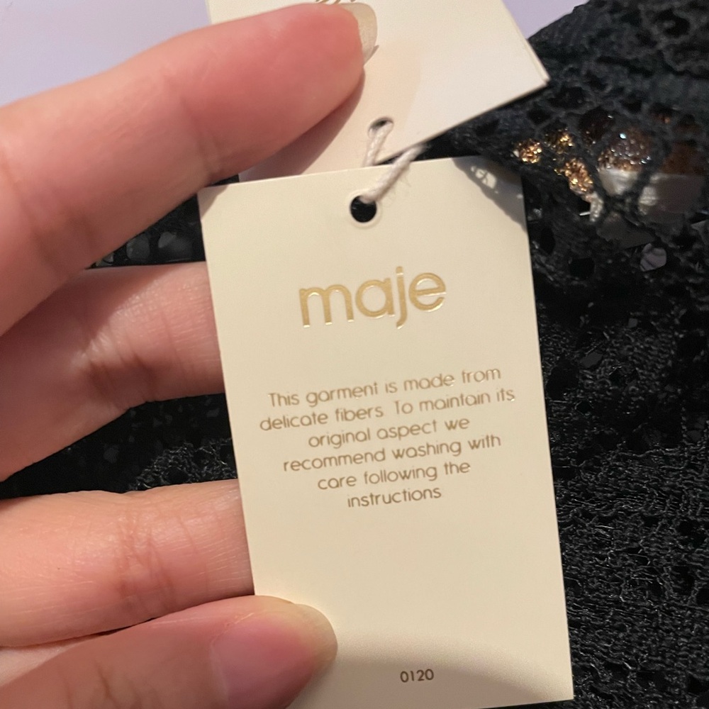 🪭MAJE LACE LIL BLACK ROMPER🪭 - Picture 8 of 9